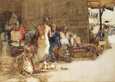 Un Stand de Café au Caire, 1881 - Arthur Melville